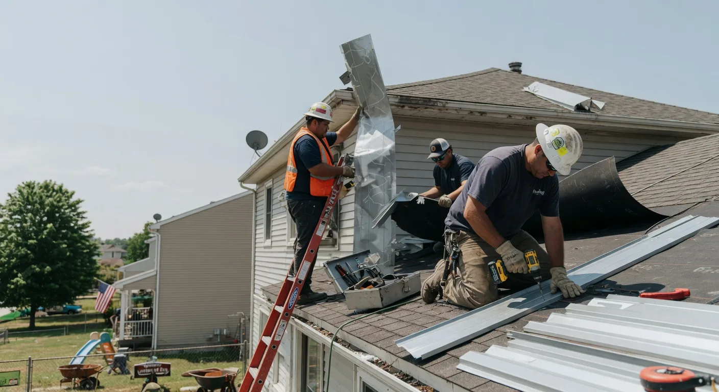 Metal Roof Repair in Fontanelle, IA